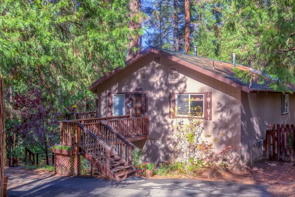 front of house with parking