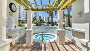 Et oppvarmet basseng