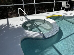 Una piscina riscaldata