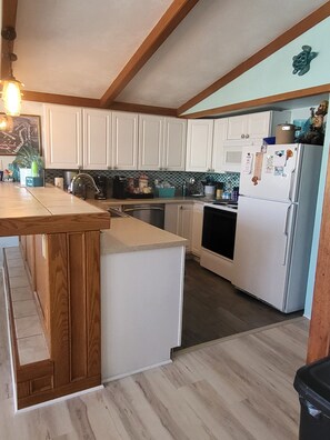 Fridge, microwave, oven, stovetop - Lake front (Sunrise Beach)