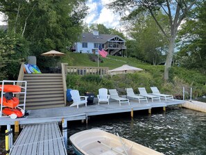 Terrace/patio - Large Barn styled vacation home that fits groups with space to spare.   (Craryville)