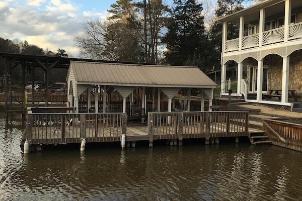 View of the pier from water