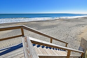 On the beach