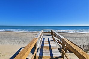 On the beach