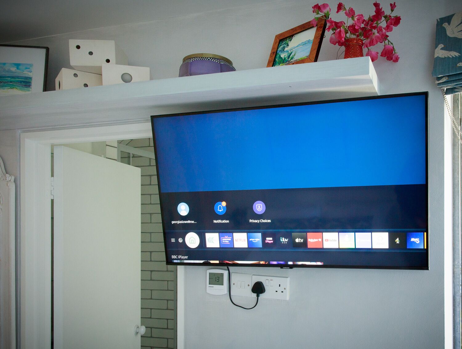 New Samsung 43 LCD smart TV.