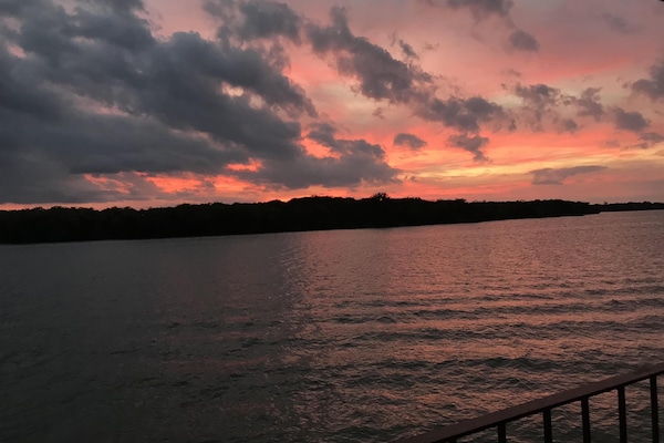 Blick von der Unterkunft