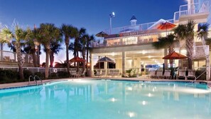 Indoor pool, outdoor pool