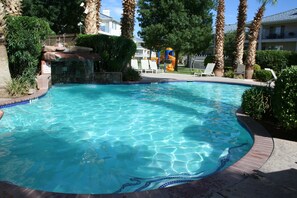 Indoor pool, outdoor pool