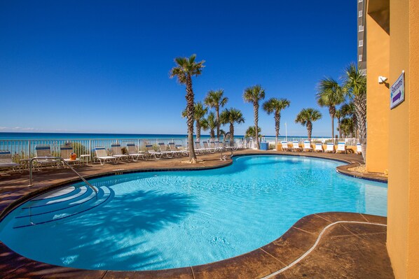 Una piscina climatizada