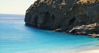 Dreamy South Sea View Apartment with Pool - Garden Level, Frangokastello Crete