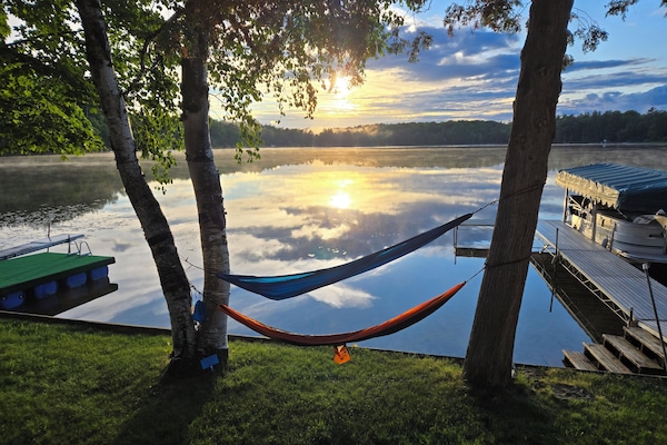 Bring your own hammock to enjoy the view, or we have deck chairs for you to use.