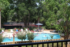 Indoor pool, outdoor pool