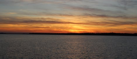 Beach nearby, sun loungers
