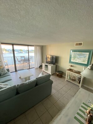 Smart TV, DVD player, books