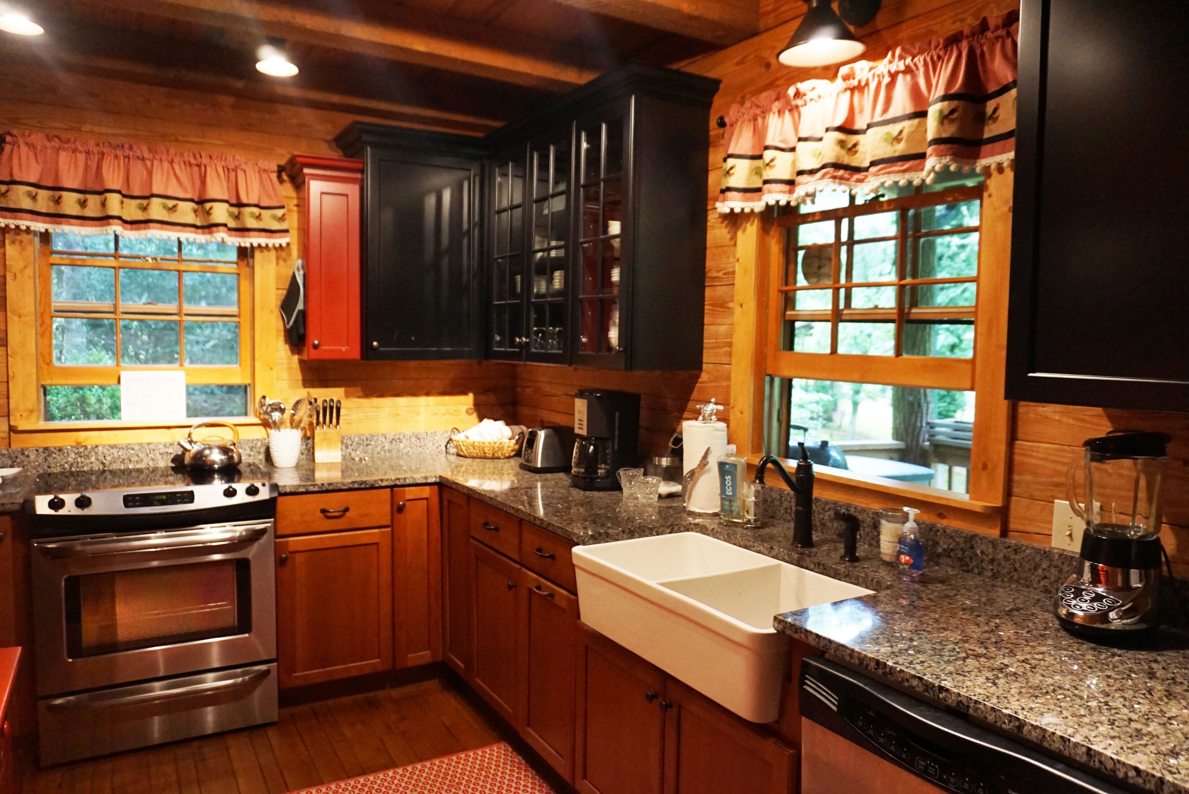 Authentic Highlands Log Cabin with Dock, Canoe + Fire Pit