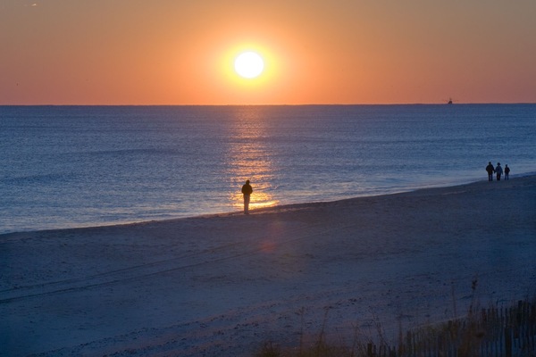 Sunset during November