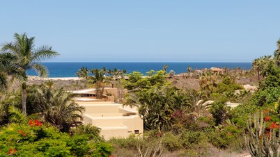 Beautiful Adobe Built Beach House with Great Ocean Views and Solar Heated Pool