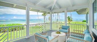 Enchanted Beachfront Home at Beautiful Anini Beach A/C! TVNC-5078