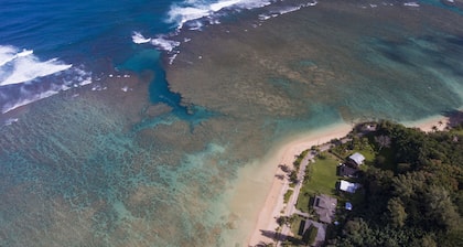 Enchanted Beachfront Home at Beautiful Anini Beach A/C! TVNC-5078