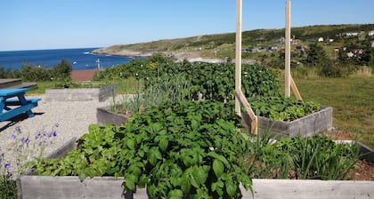 Kaunis koti Flatrockissa, upea merinäköala, tilavat tontit, maaginen