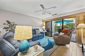 Smart TV, DVD player, books