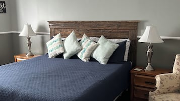 2 bedrooms, internet, bed sheets