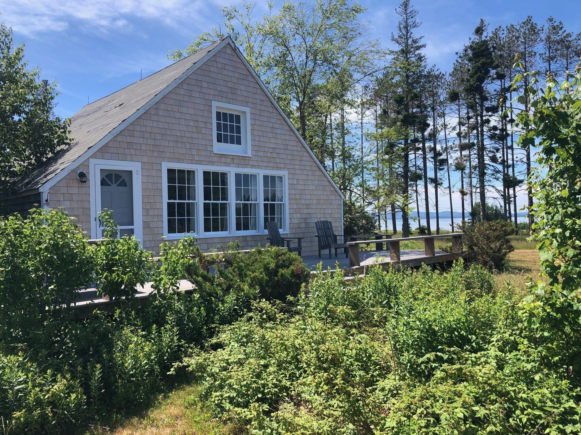 Island Summer House on 40 Acres - Spectacular Views & Beach Access