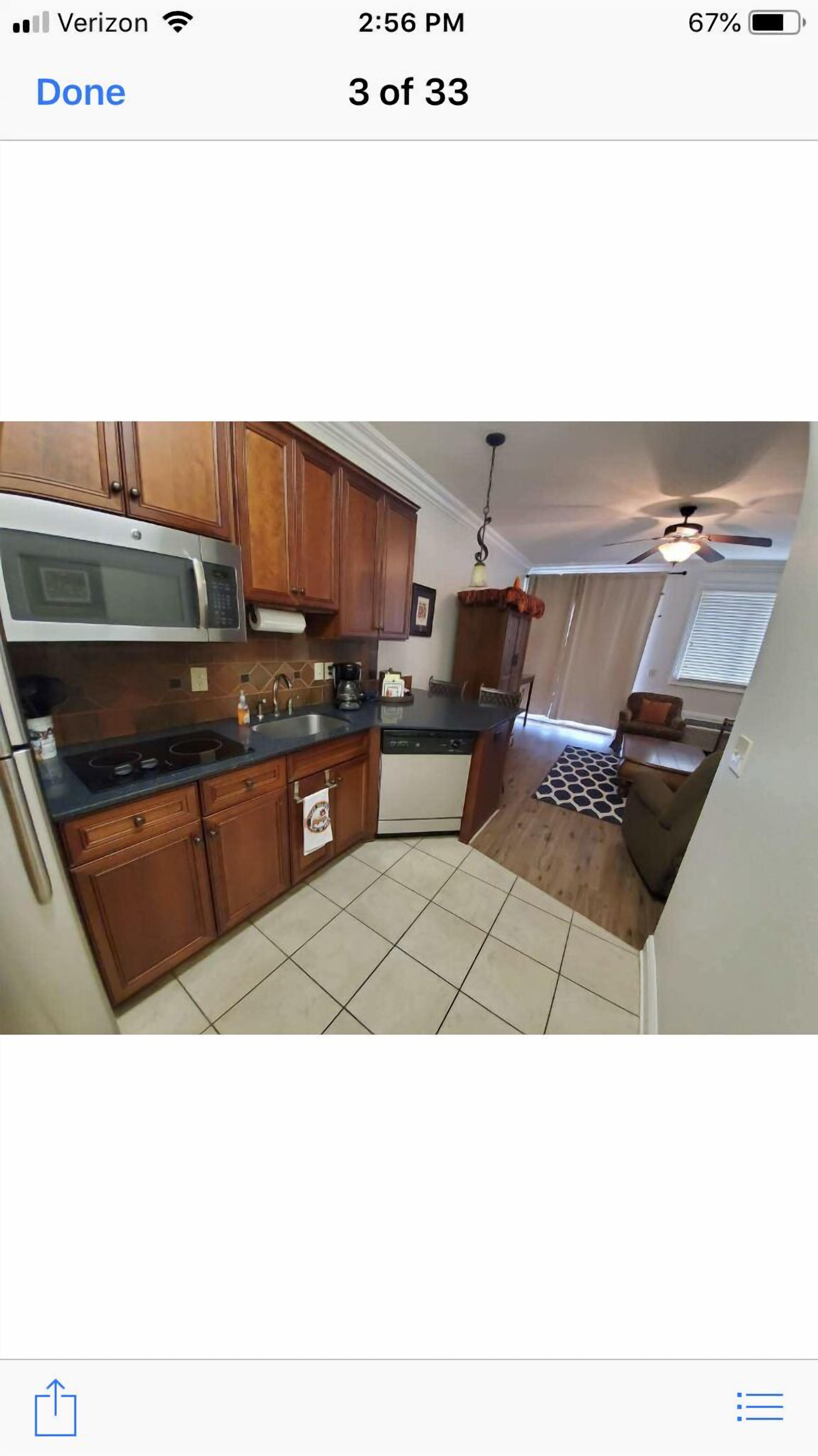 2 B/2 B, 2 blocks from stadium -- walk everywhere. Overlooks patio. Perfect!