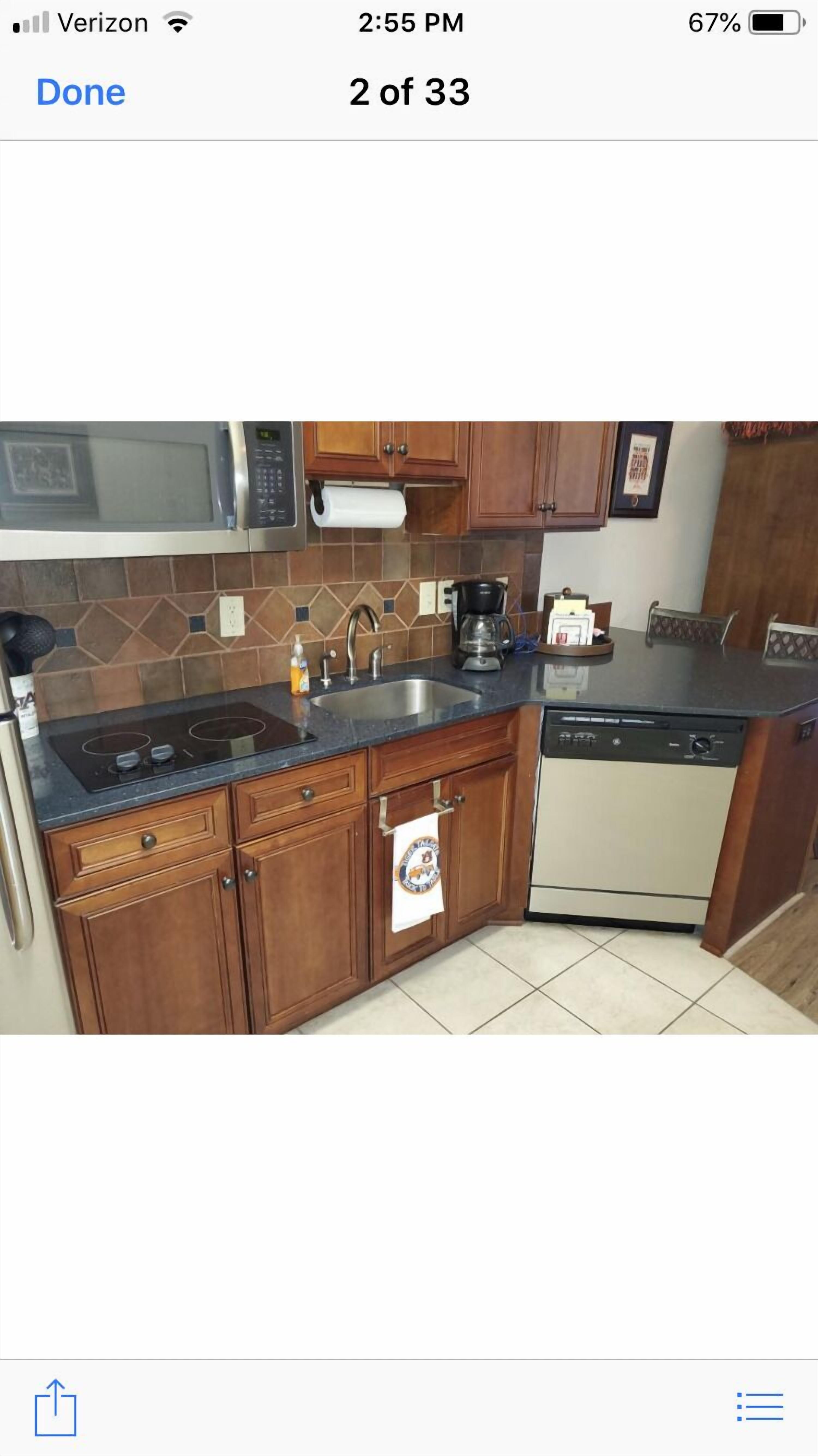 2 B/2 B, 2 blocks from stadium -- walk everywhere. Overlooks patio. Perfect!