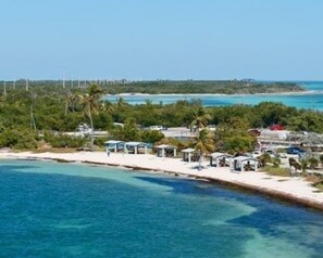 Sun loungers, beach towels