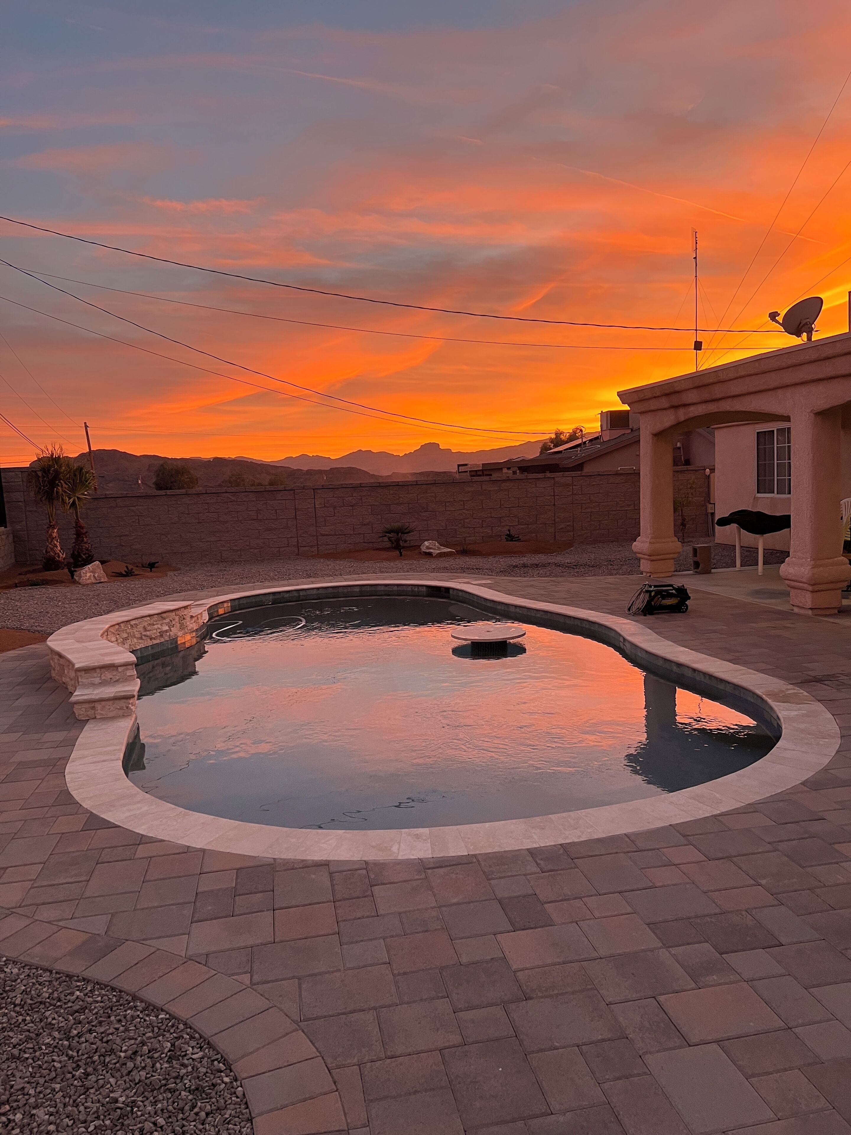 Sunset Pool Area