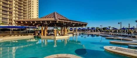 Indoor pool, outdoor pool