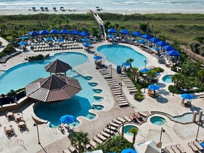 Indoor pool, outdoor pool