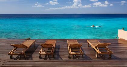 Exclusive Oceanfront Apartment Belair, Bonaire. You can't get closer to the sea!