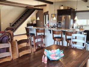 Dining - Luxury Waterfront Home, With a Game Room and Gorgeous View! The Perfect Getaway! (Belfair)