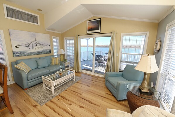 TV, DVD player, music library, video library