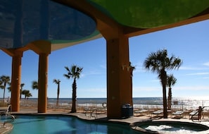 A heated pool - Splash - Gorgeous1BR/2Bath Family Friendly Condo-free WiFi/ Beach Chair Service (Panama City Beach)