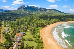 Am Strand, Liegestühle, Strandtücher
