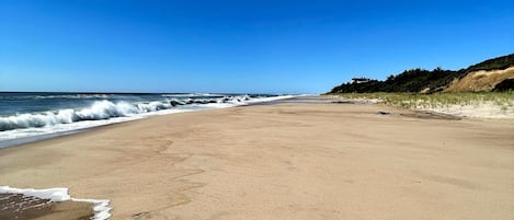Playa en los alrededores y camastros
