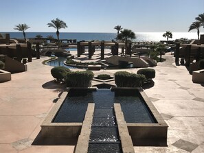 Piscine extérieure, piscine chauffée