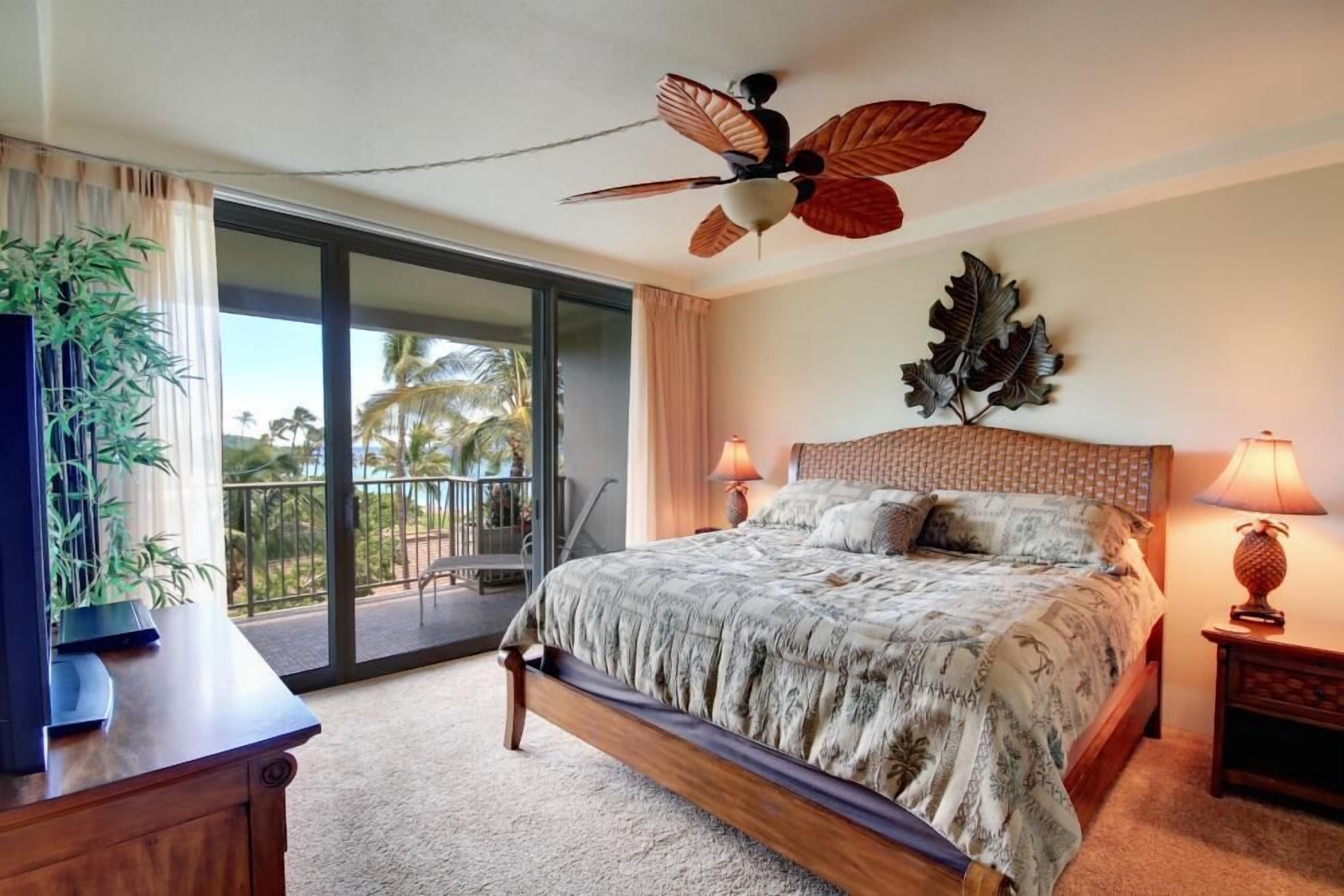 Master bedroom from doorway.