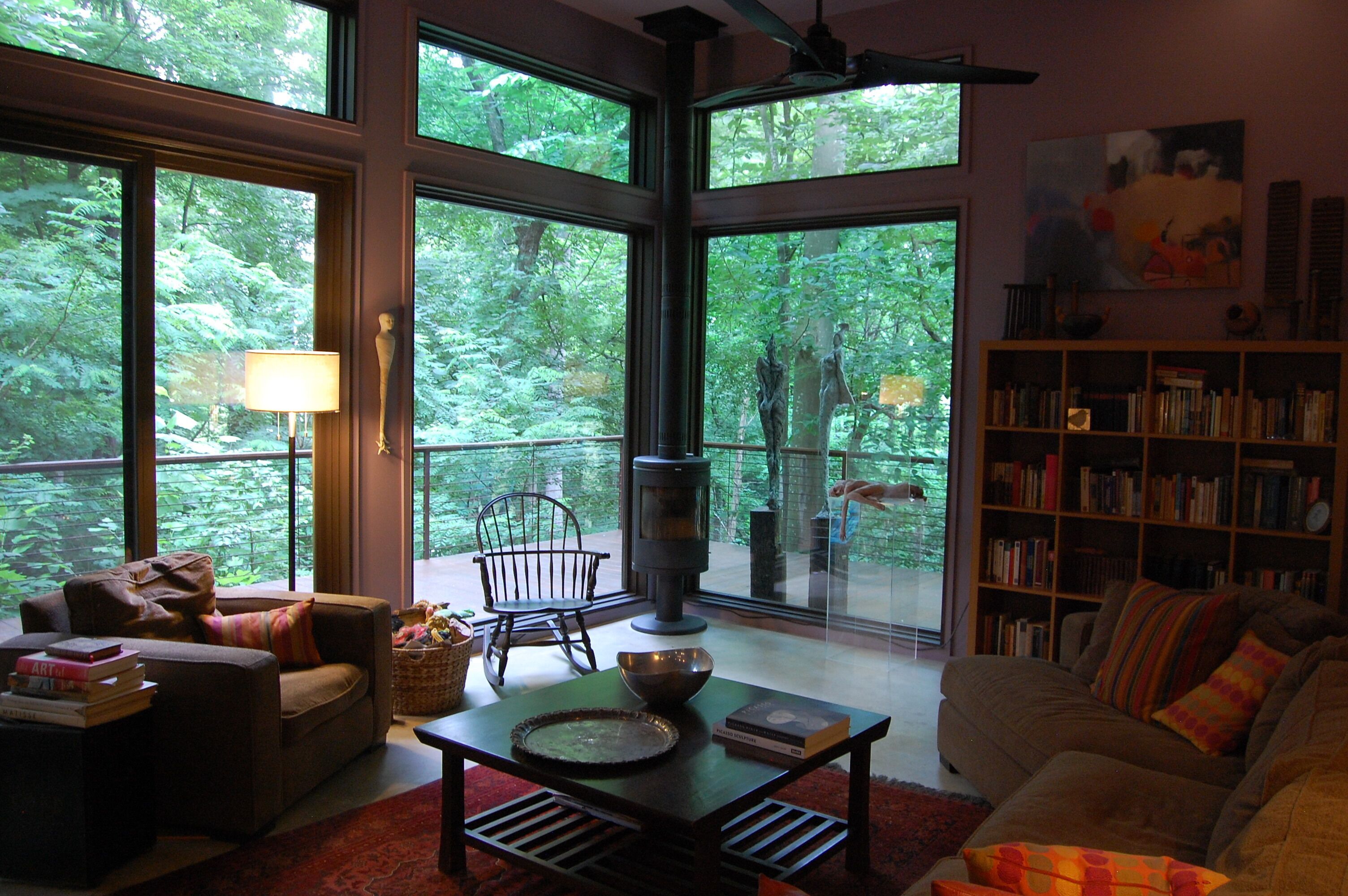 Wanderlust is a beautiful modern home in the center of all things Asheville!