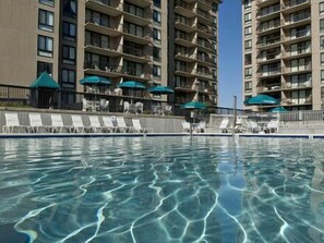 Una piscina riscaldata