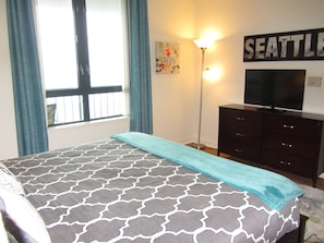 1 bedroom, iron/ironing board, travel cot, free WiFi