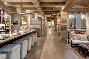 Dining - Abode at Three Bears, stunning wilderness estate (Jackson)