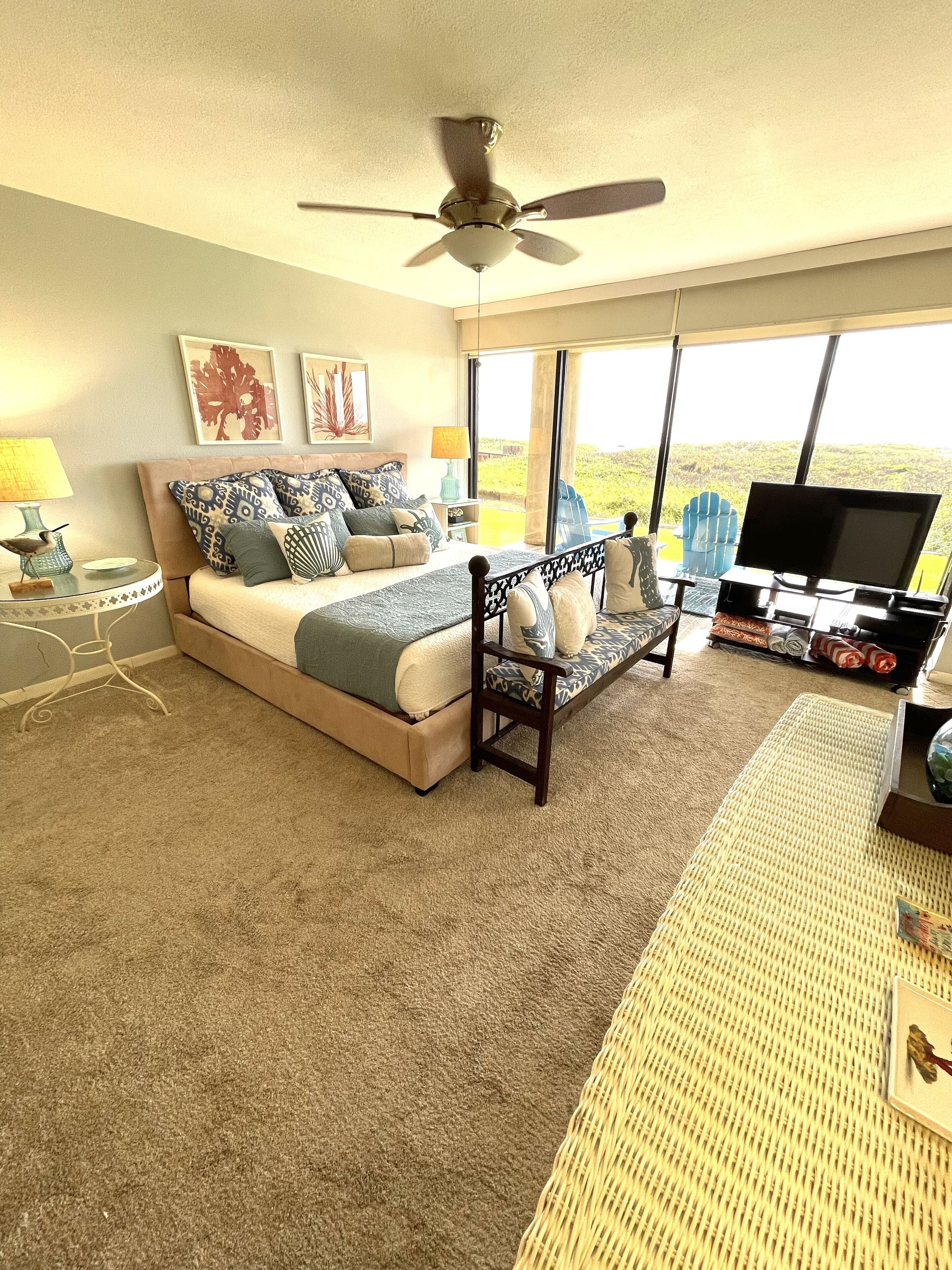 Stunning Beach Front Ground Floor 3/2 Condo. A Few Steps To The Beach!