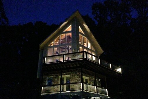 Sunset Cove - Premier Lakefront Vacation Home with Private Dock