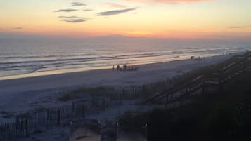 Vlak bij het strand