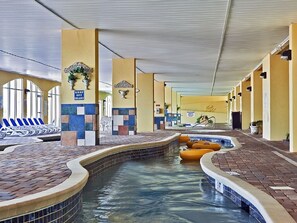 Indoor pool, a heated pool