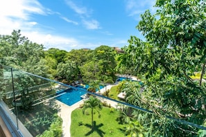Exclusive-Apartment, 2 Schlafzimmer | Blick auf den Garten